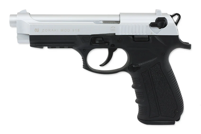 Zoraki 918 Matt Chrom Schreckschuss 9mm PAK - Image 2