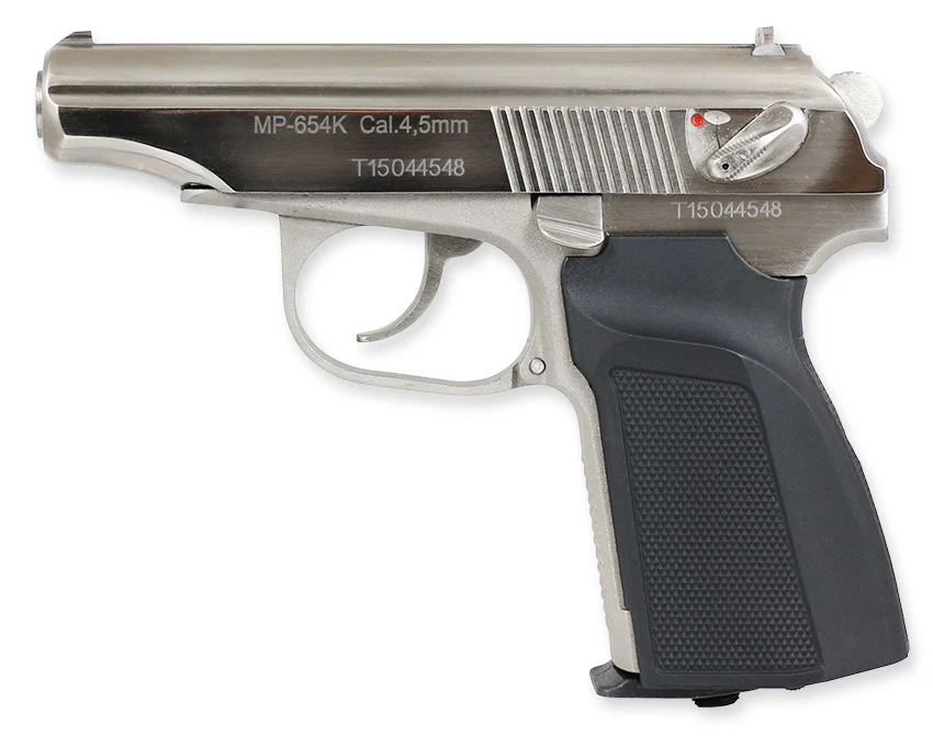 Baikal Makarov MP654 Stainless CO2 Luftpistole 4,5mm - Image 2