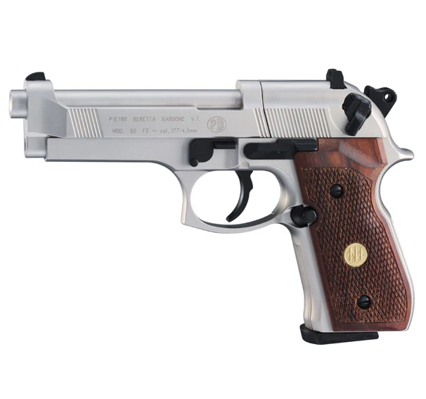 Beretta 92FS VN mit Holzgriff CO2 Luftpistole 4,5mm - Image 2