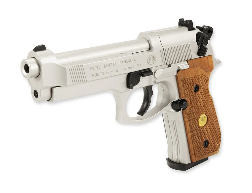 Beretta 92FS VN mit Holzgriff CO2 Luftpistole 4,5mm - Image 3