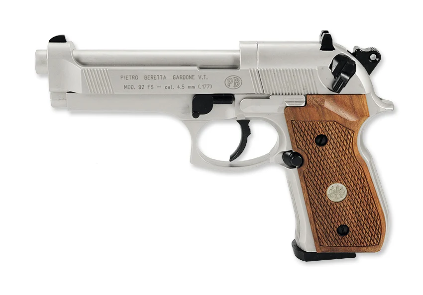 Beretta 92FS VN mit Holzgriff CO2 Luftpistole 4,5mm - Image 4