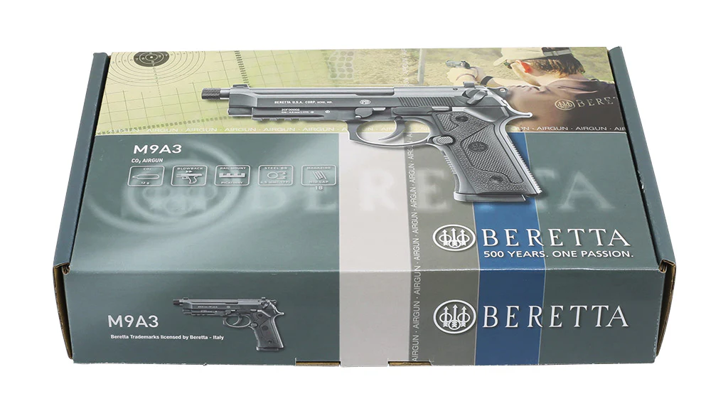 Beretta M9 A3 Vollmetall CO2 Blowback Luftpistole 4,5mm - Image 4