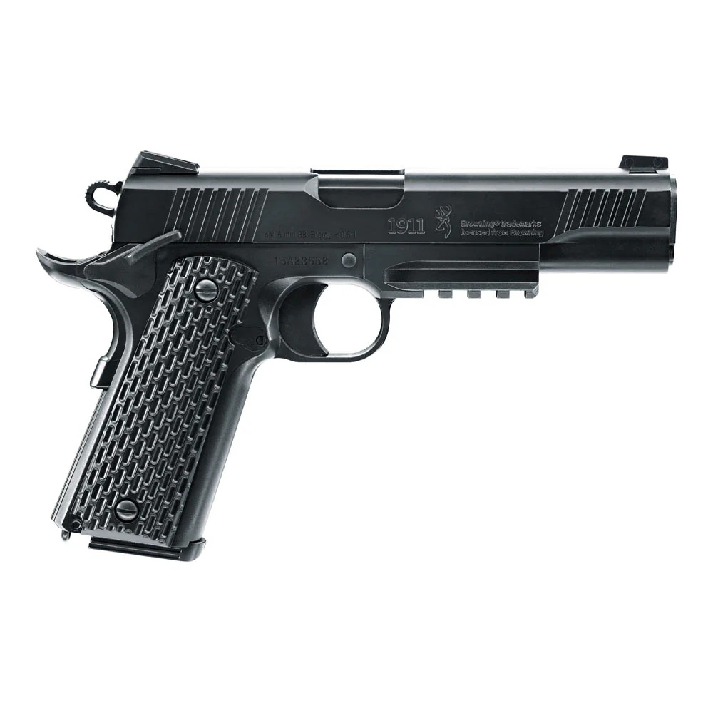 Browning 1911 HME mit Metallschlitten Federdruck Airsoft 6mm < 0,5 J - Image 3