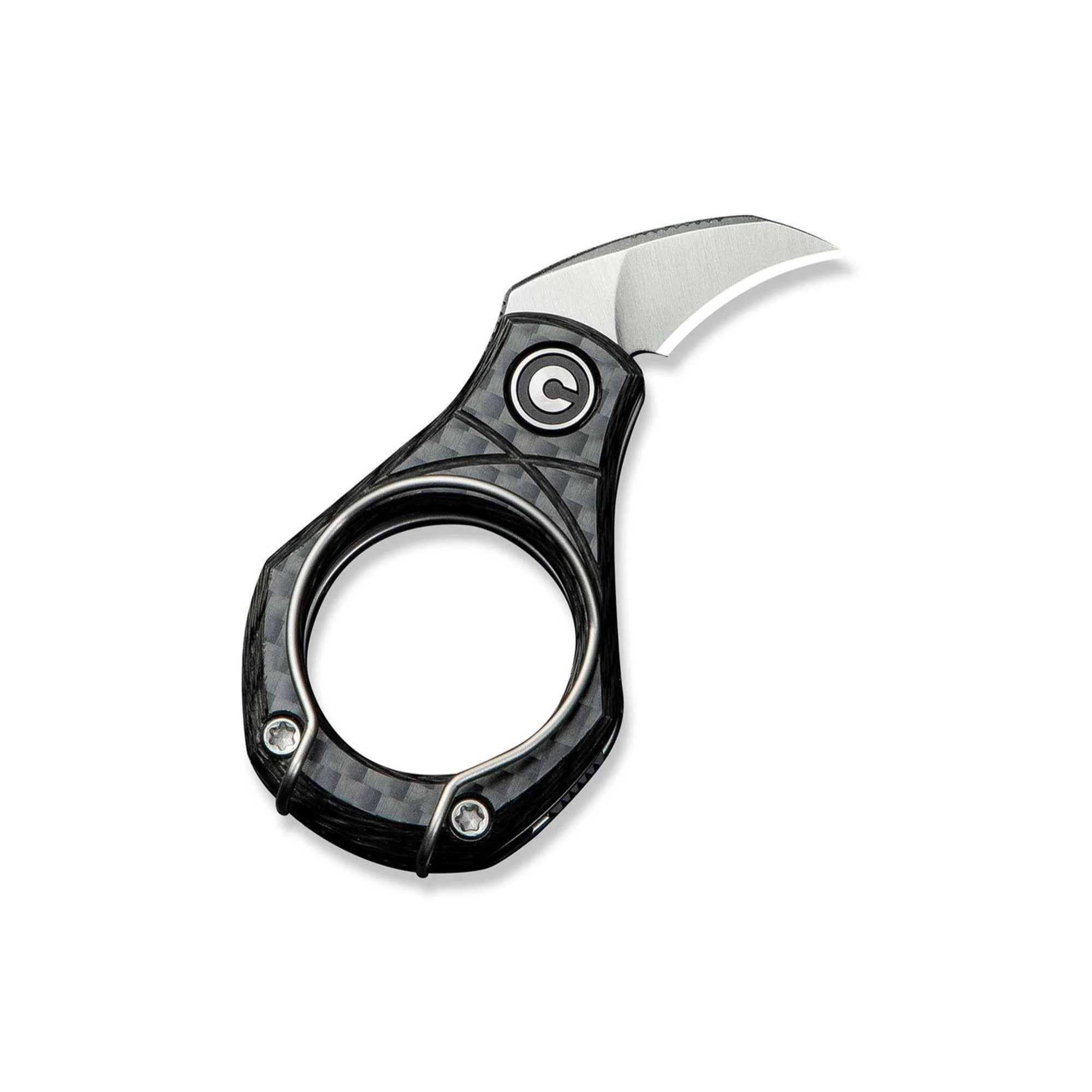 CIVIVI Pyrus 14C28N CF – Kompaktes Fingermesser mit Carbon-Griff