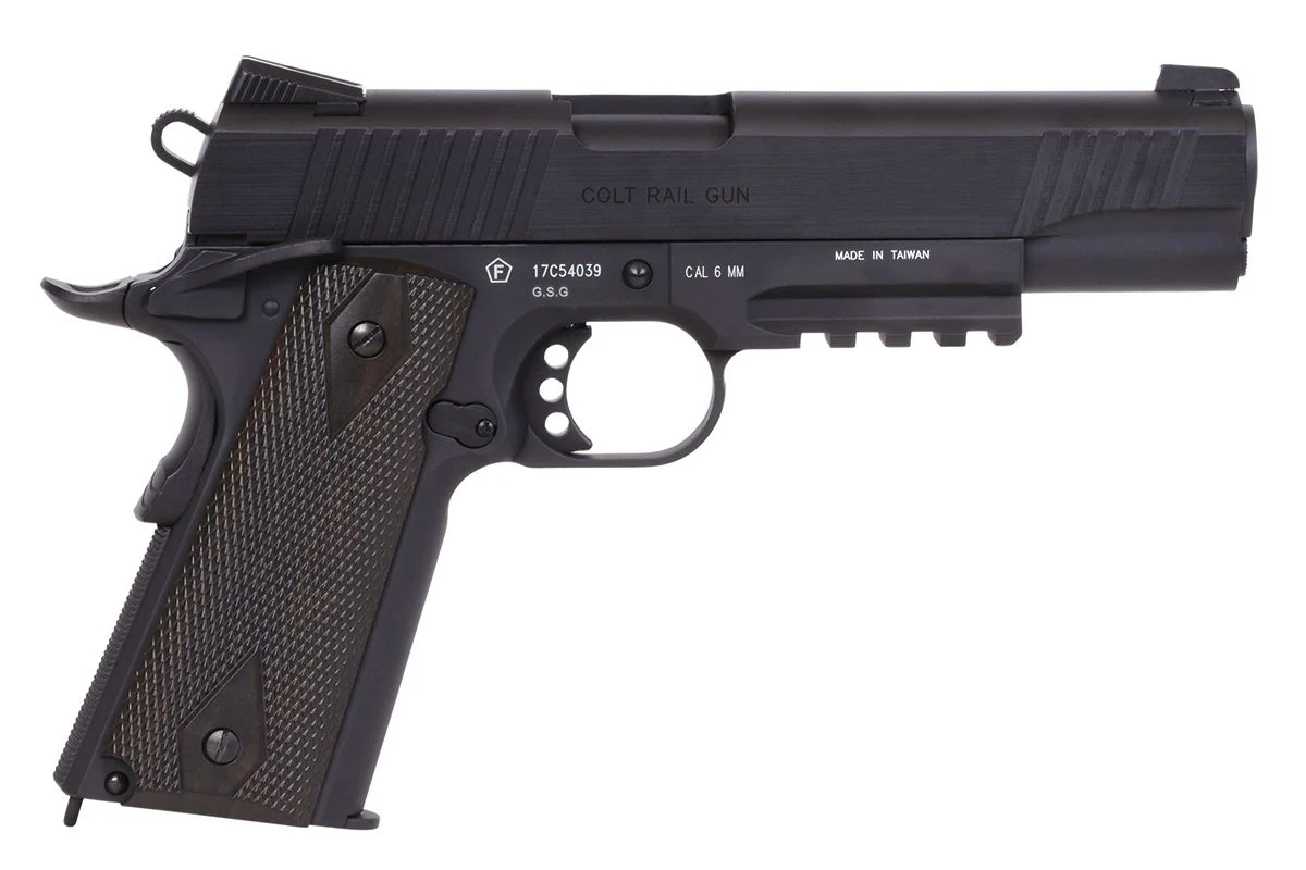 COLT 1911 Railgun CO2 Blowback Airsoftpistole 6mm BB - Image 3