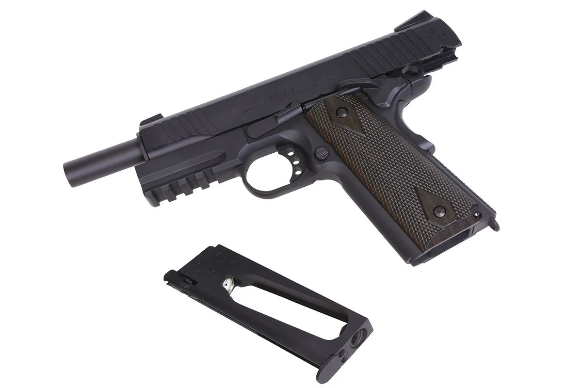COLT 1911 Railgun CO2 Blowback Airsoftpistole 6mm BB - Image 6
