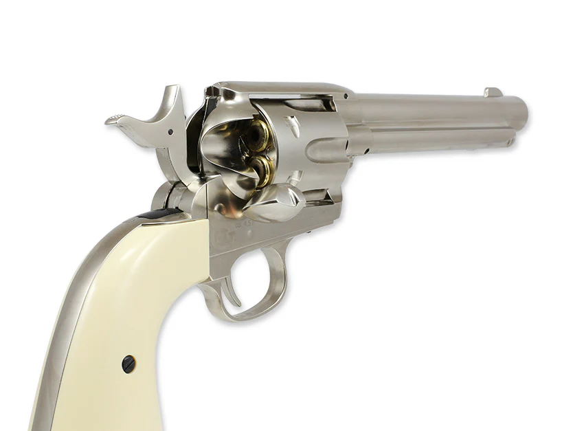 Colt Peacemaker Army 45 Nickel CO2 Revolver SAA 4,5mm Diabolo - Image 3