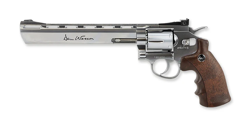 Dan Wesson 8" Stainless Look CO2 Revolver 4,5mm