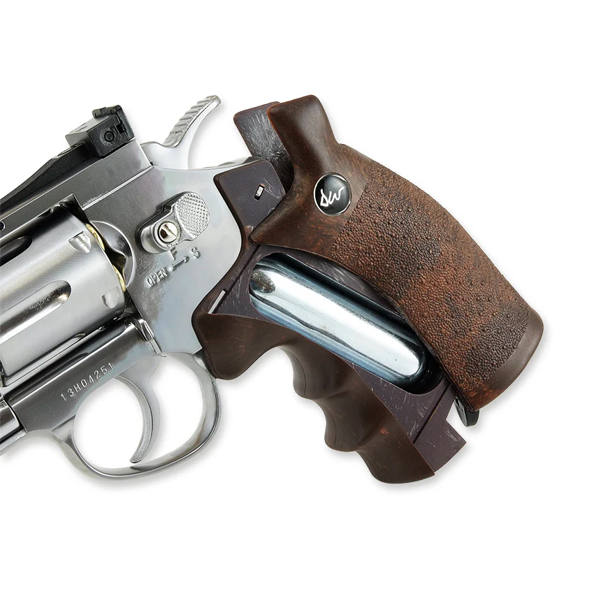 Dan Wesson 8" Stainless Look CO2 Revolver 4,5mm - Image 3