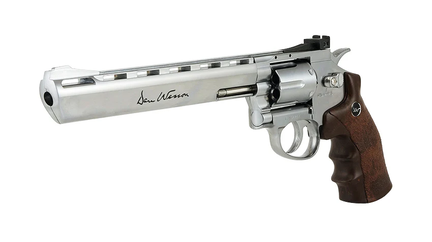 Dan Wesson 8" Stainless Look CO2 Revolver 4,5mm - Image 4