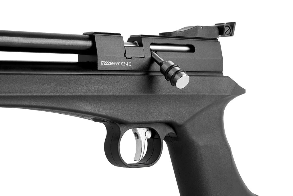 DIANA Bandit Black Pressluftpistole Kaliber 4,5mm mit Schalldämpfer und Regulator - Image 6