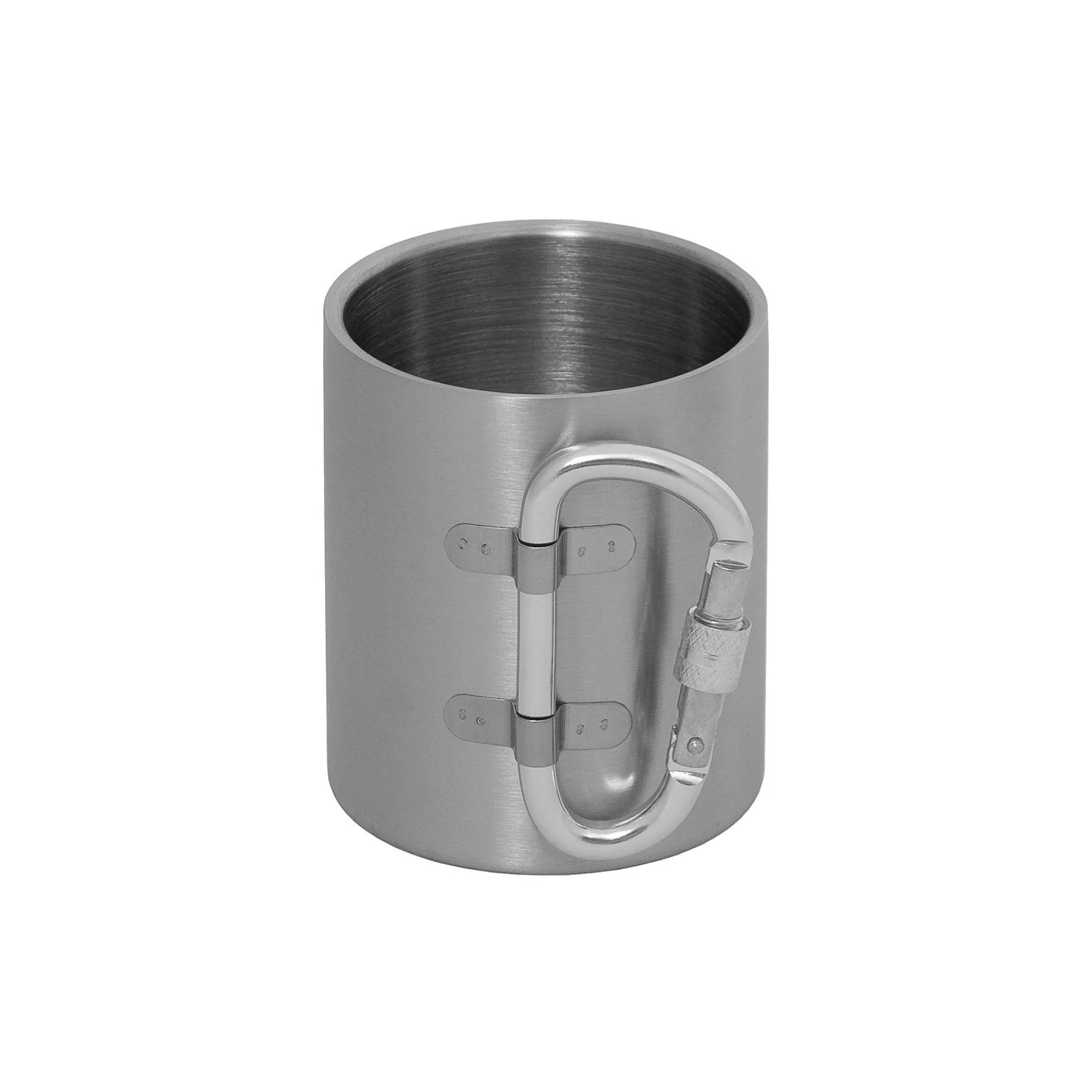 Edelstahltasse mit Karabiner 300 ml – Doppelwandig, leicht & robust - Image 2