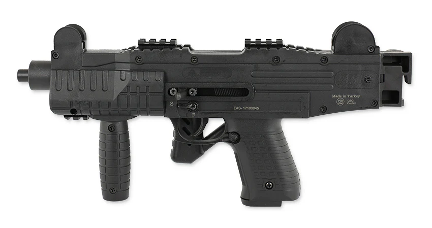 Rarität ! Ekol ASI Schreckschuss Maschinenpistole 9mm PAK mit Klappschaft - Image 3