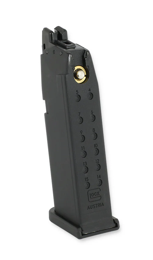 Magazin Glock 19 (VFC) Gasblowback für Airsoftpistole Kaliber 6mm BB - Original Lizenz - Image 2