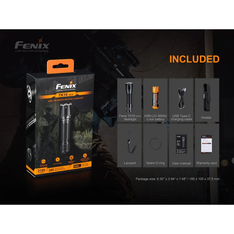 Fenix TK16 V2.0 LED Taschenlampe - Image 8