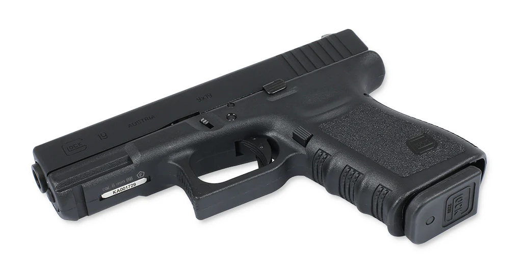 Glock 19 Gasblowback Airsoftpistole Kaliber 6mm BB - Original Lizenz und Markings - Image 6