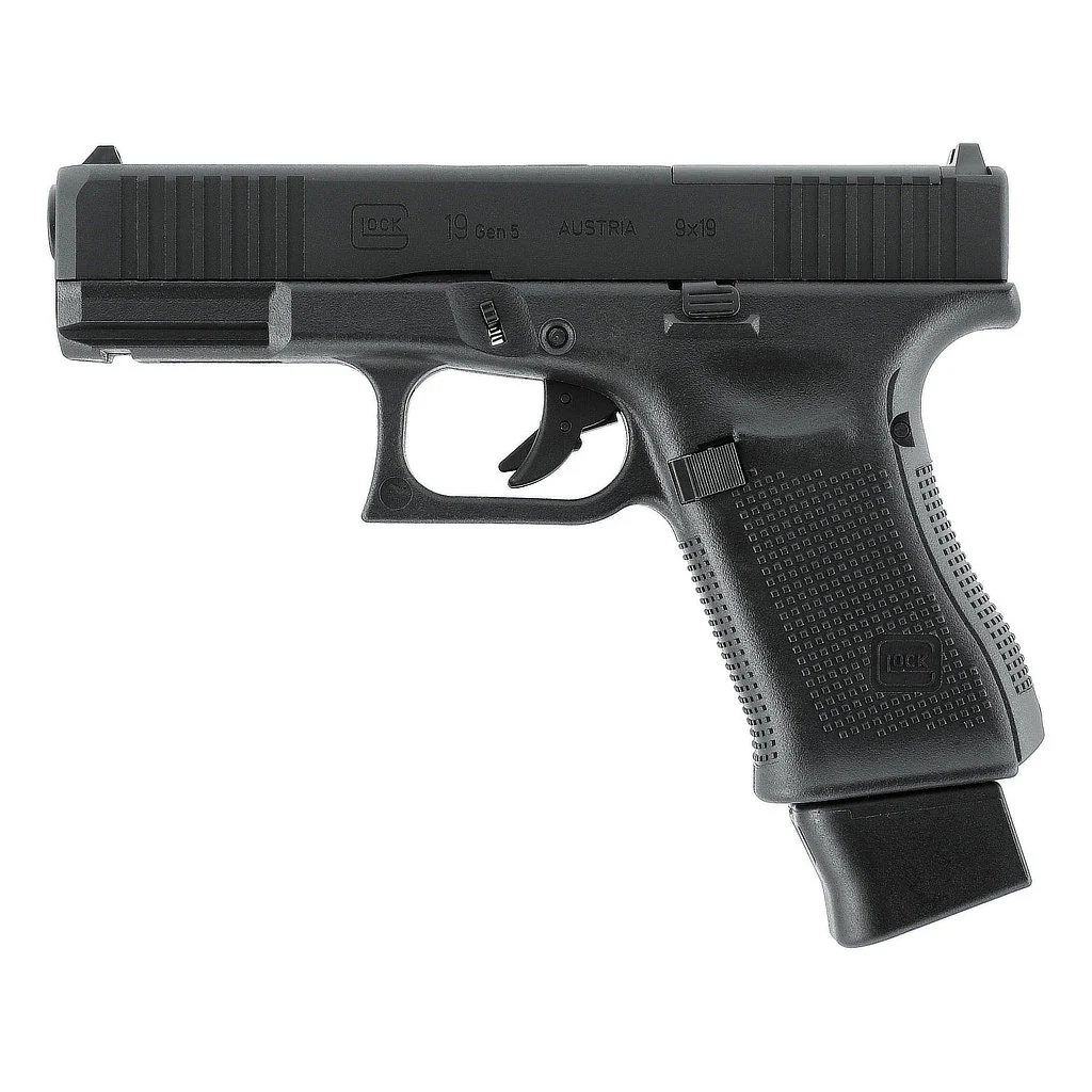 Glock 19 Gen5 MOS Blowback Luftpistole 4,5 mm BB