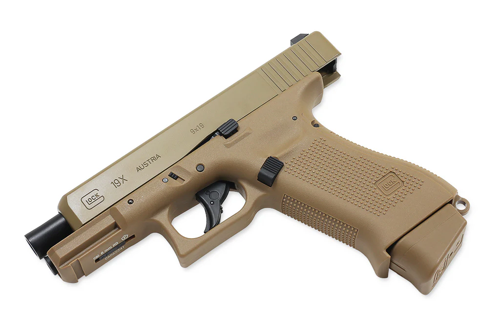 Glock 19X CO2 Blowback Airsoft 6mm Coyote - Image 2