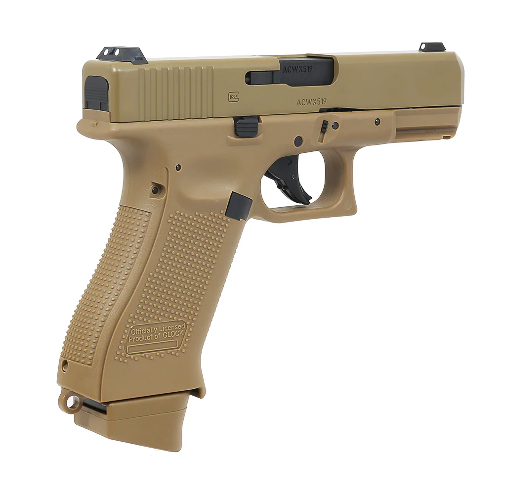 Glock 19X CO2 Blowback Airsoft 6mm Coyote - Image 3