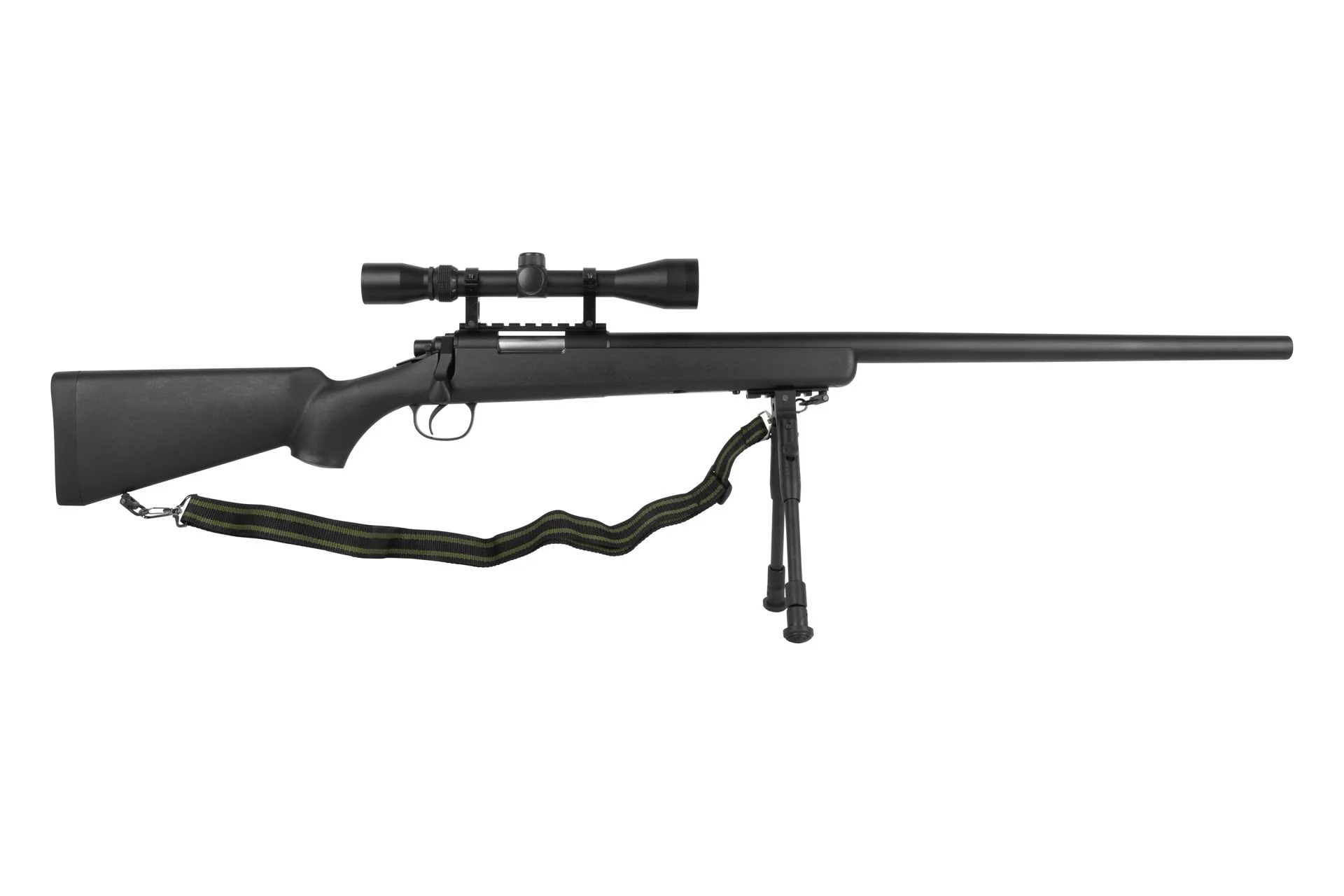 GSG MB03 Sniper Set Schwarz 6mm - Airsoft Federdruck - inkl. 3-9x40 Zielfernrohr - Image 2