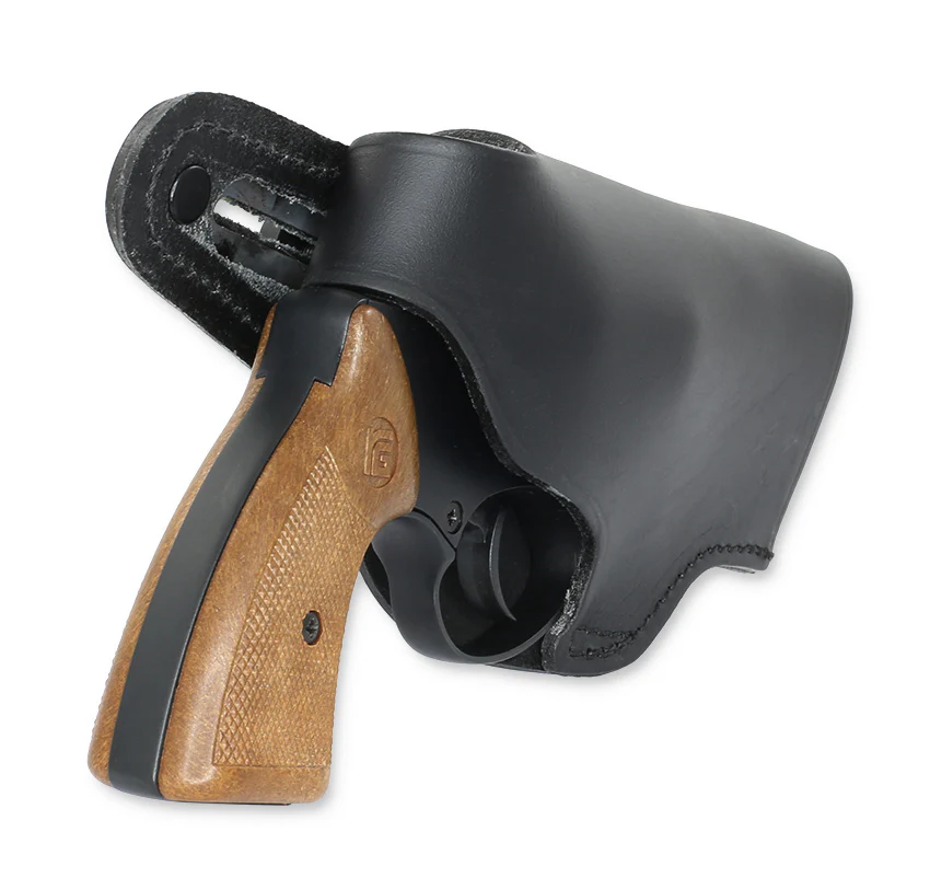 Gürtelholster Leder für 3 Zoll Revolver Röhm RG89 & Zoraki R1 - Image 3