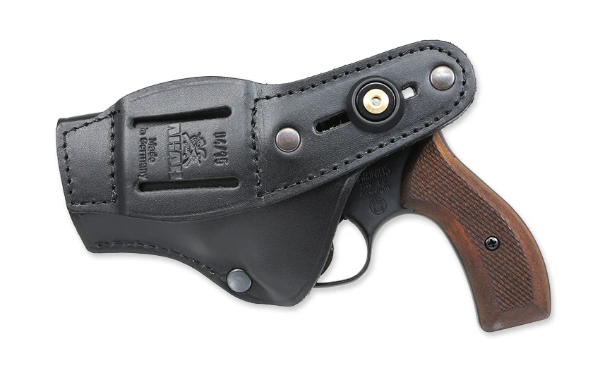 Gürtelholster Leder für 2,5 Zoll Revolver Weihrauch HW88 und HW37, Röhm RG59 - Image 2