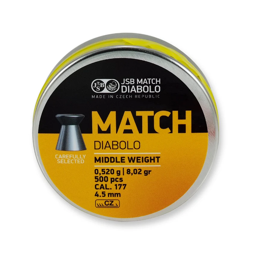 JSB Match Middle Flachkopf Diabolos 4,5mm
