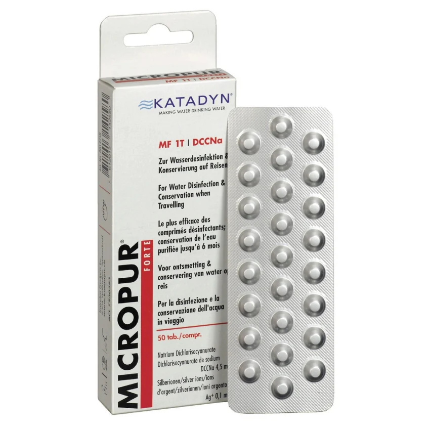 Katadyn Micropur Forte 100 Tabletten für Wasseraufbereitung - Image 2