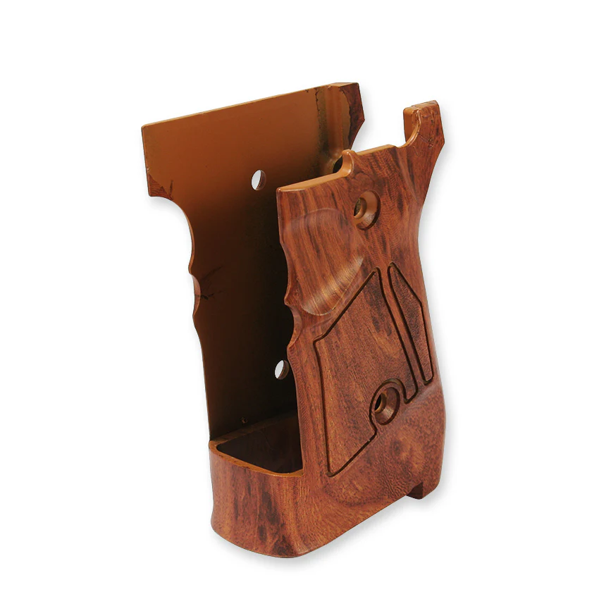 Kunststoffgriffschalen in Holzoptik für Zoraki 914 Schreckschusspistole - Image 2