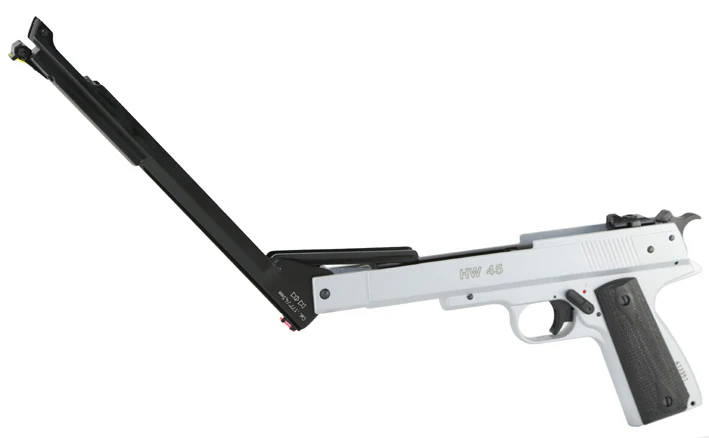 Luftpistole Weihrauch HW45 Stainless Look 4,5mm - Image 4