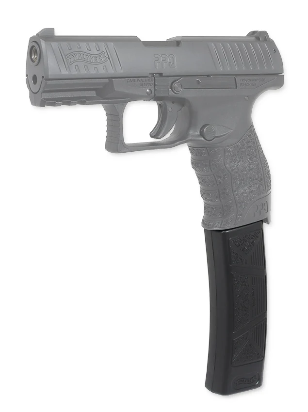 33 Schuss Magazin + Ladehilfe für Schreckschusspistolen Walther P99 und Walther PPQ M2 - Image 3