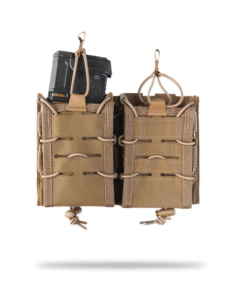Magazintasche Open Top Flex Double – Airsoft, Taktische Weste, Flexibel - Image 3