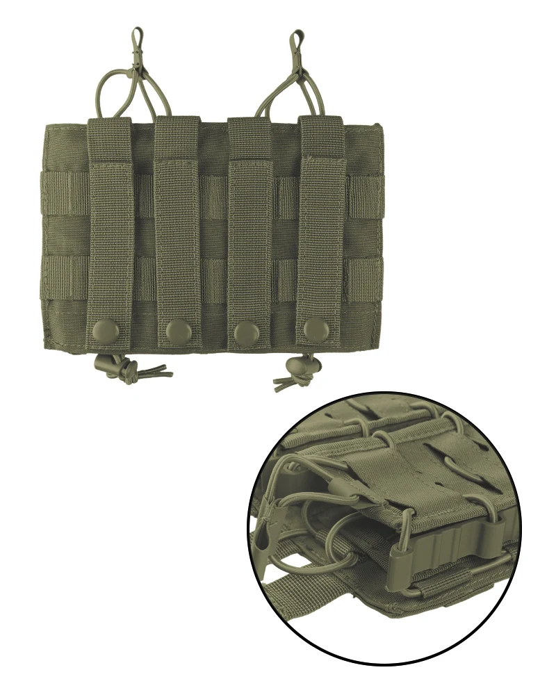 Magazintasche Open Top Flex Double – Airsoft, Taktische Weste, Flexibel - Image 5