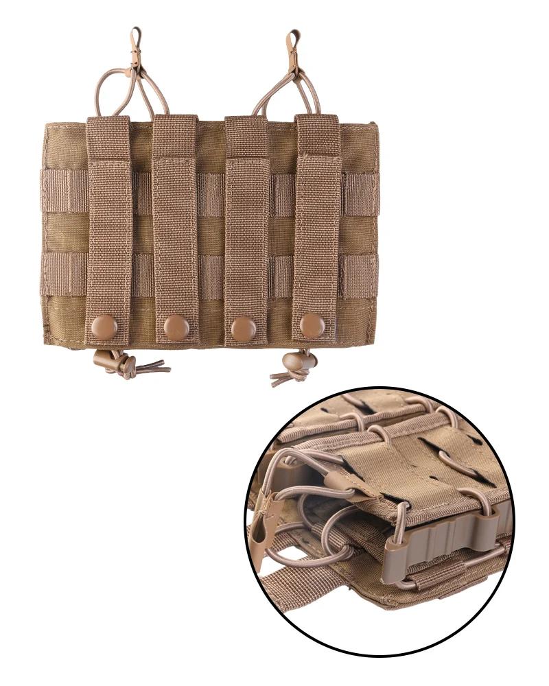 Magazintasche Open Top Flex Double – Airsoft, Taktische Weste, Flexibel - Image 7