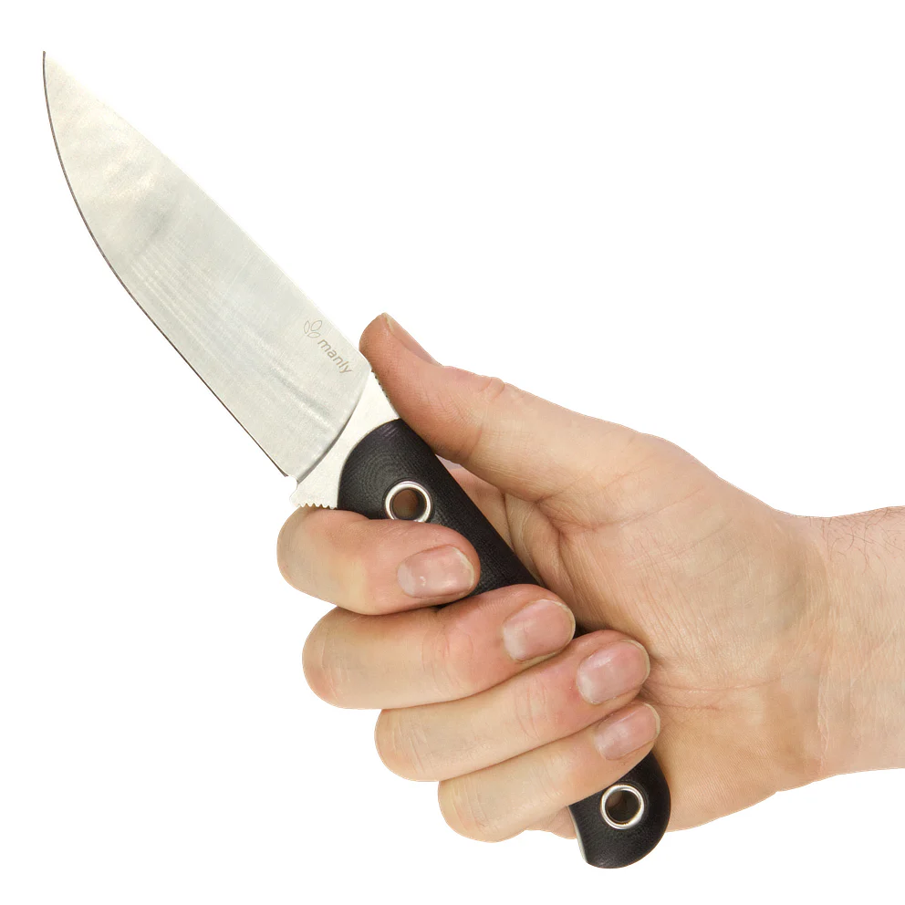 Manly Crafter D2 Black G10 Feststehendes Messer - Image 3