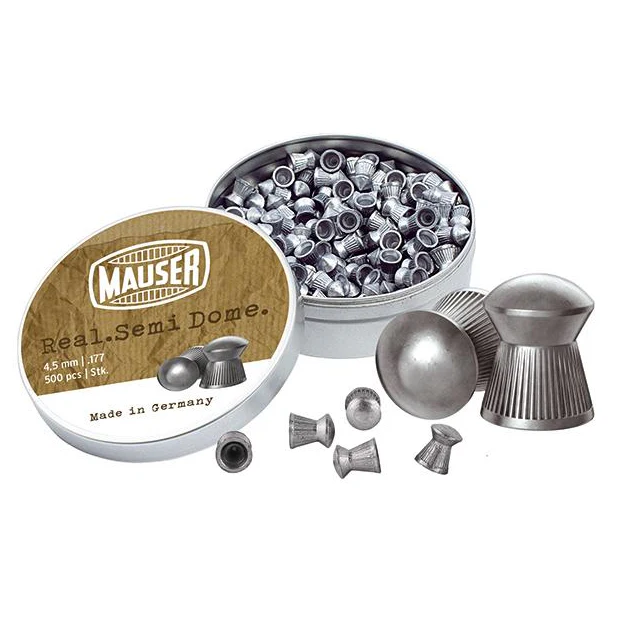 Mauser Real Semi Dome Rundkopf Diabolos 4,5mm (.177)