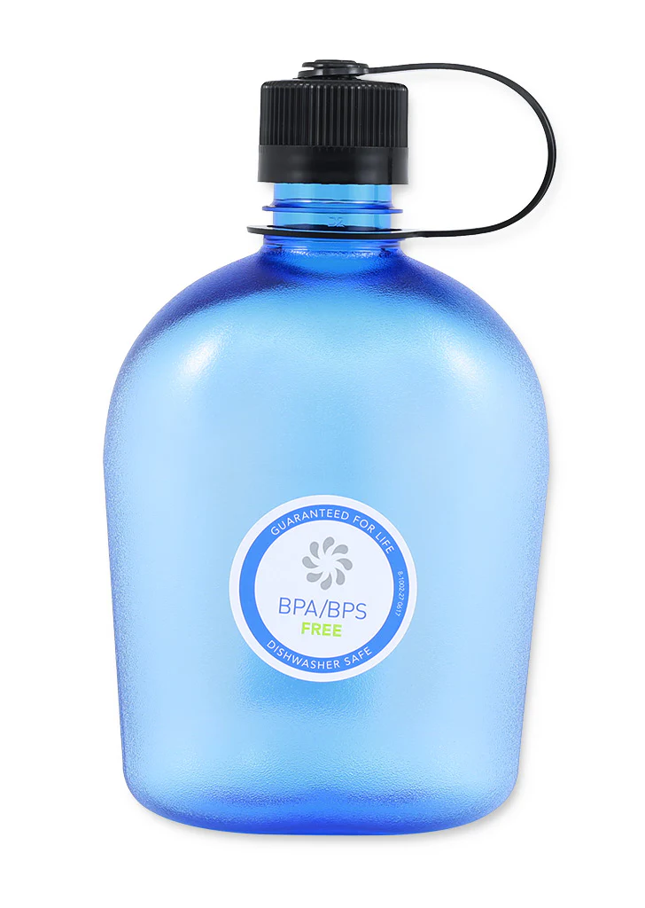 Nalgene Oasis 1 Liter Blau Trinkflasche / Feldflasche