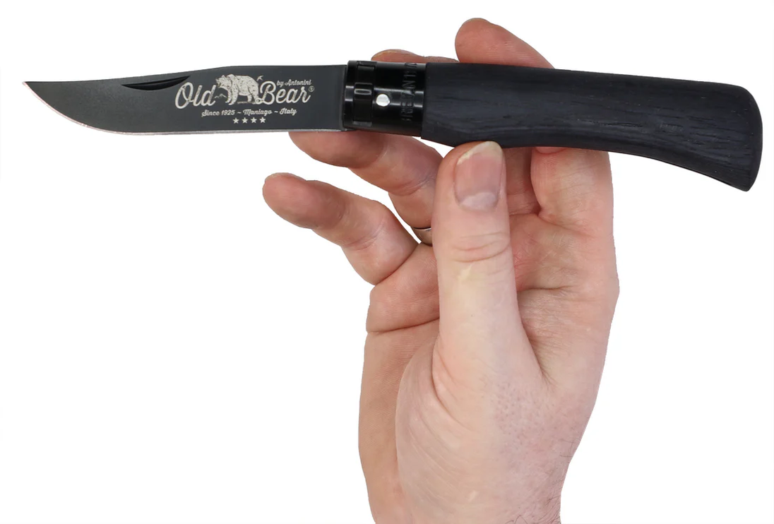 Old Bear XL ALL BLACK Taschenmesser - Image 6