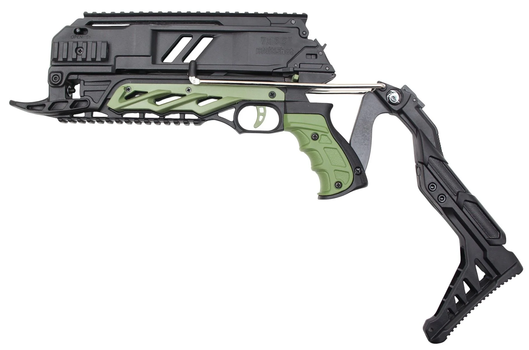 Pistolenarmbrust SOBEK | 7-Bolzen Magazin | 80 lbs | grün - Image 4