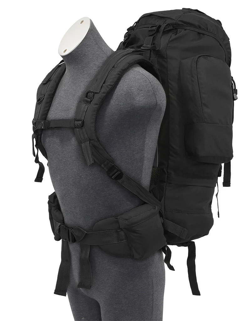 Ranger 75 Rucksack mit 75 Liter Fassungsvermögen schwarz