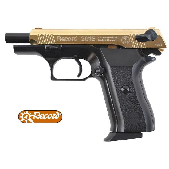 Record Mod. 2015 bicolor gold / brüniert Schreckschusspistole 9mm PAK - Image 3