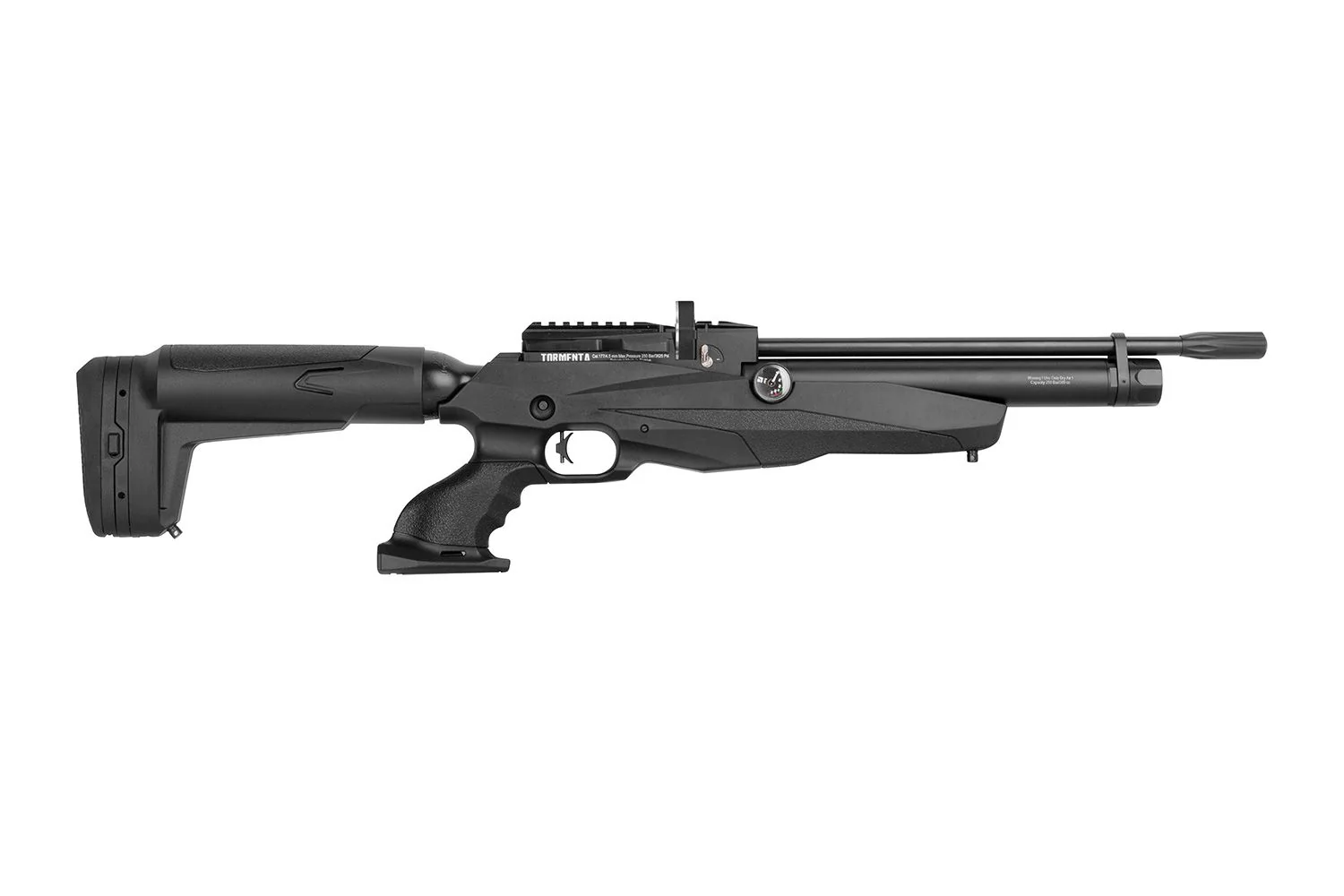 Reximex Tormenta schwarz – PCP Pressluftgewehr 4,5 mm Diabolo - Image 4