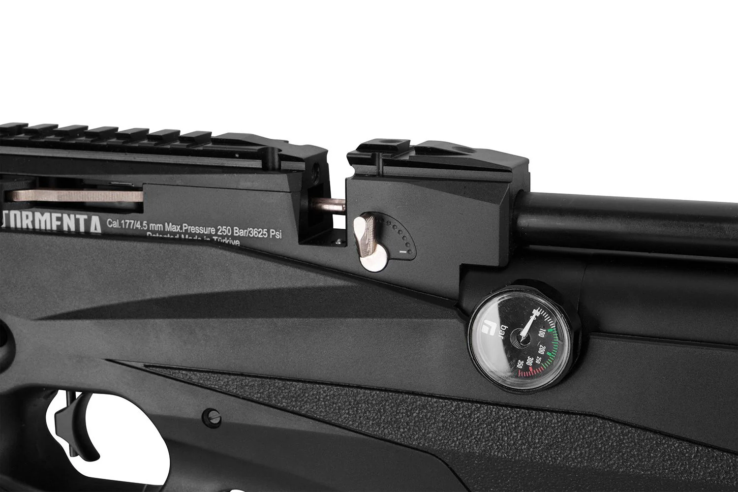 Reximex Tormenta schwarz – PCP Pressluftgewehr 4,5 mm Diabolo - Image 5