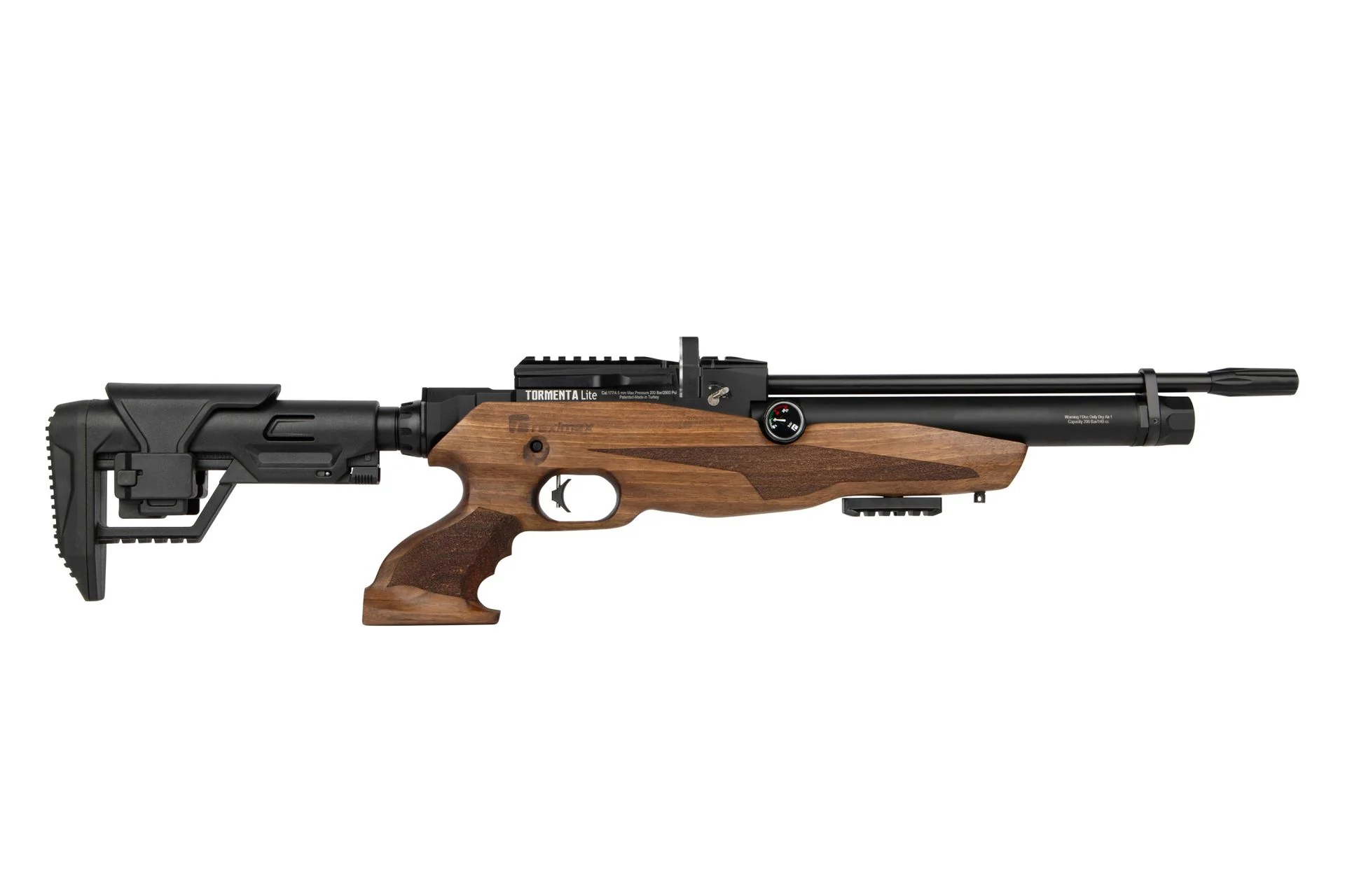 Reximex Tormenta Wood Lite – PCP Pressluftgewehr 4,5 mm Diabolo mit Walnussholzschaft - Image 3