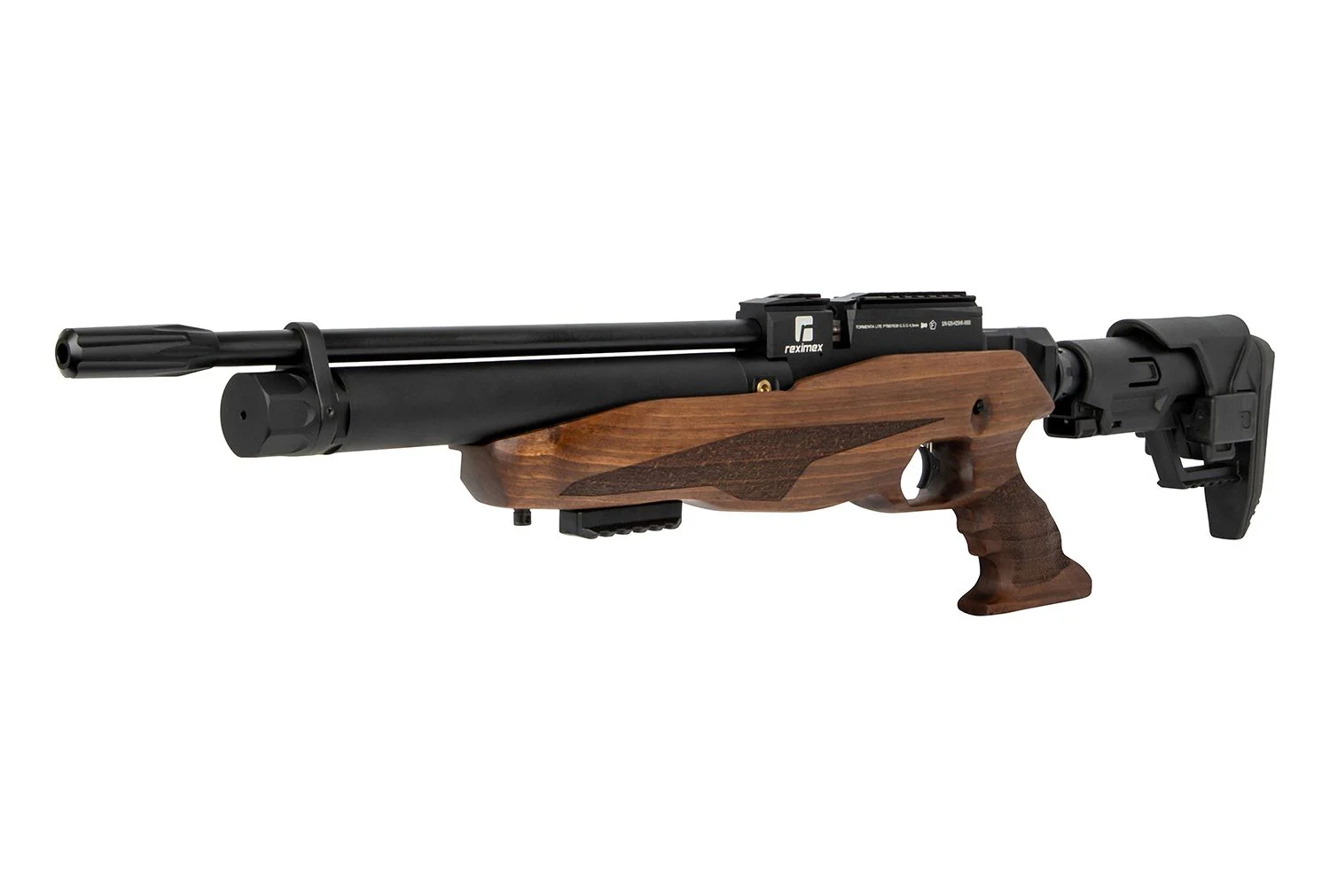 Reximex Tormenta Wood Lite – PCP Pressluftgewehr 4,5 mm Diabolo mit Walnussholzschaft - Image 4