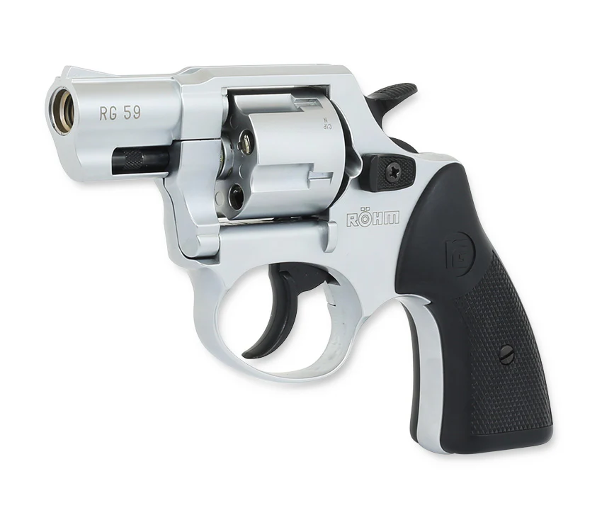 Röhm RG59 Stainless Look Schreckschussrevolver Kaliber 9mm RK