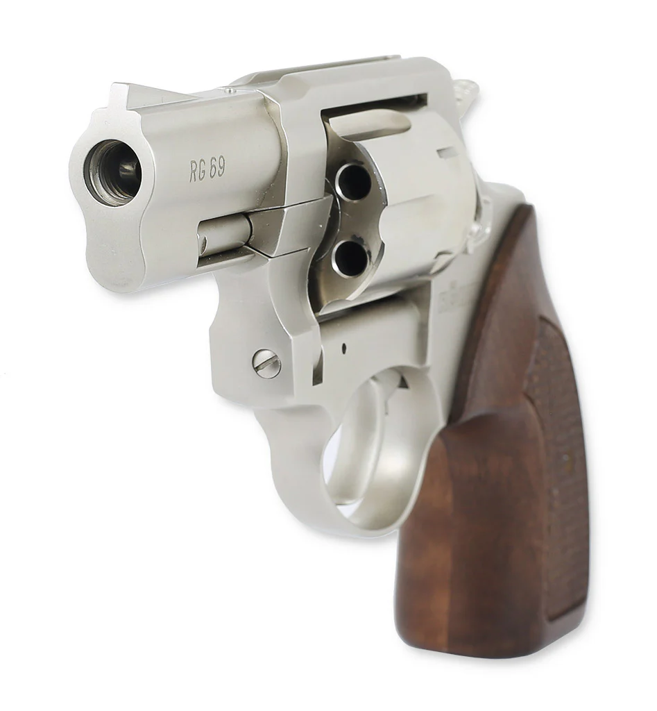 Verkauft ! Röhm RG69 Veloursvernickelt / Holzgriffschalen Schreckschuss 9mm RK - Image 5