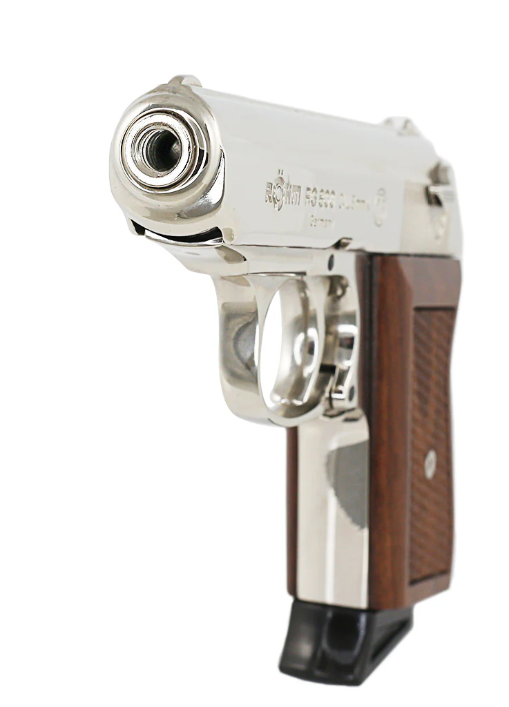 Rarität ! Röhm RG800 verchromt mit Holzgriffschalen Kaliber 8mm - VERKAUFT ! - Image 4