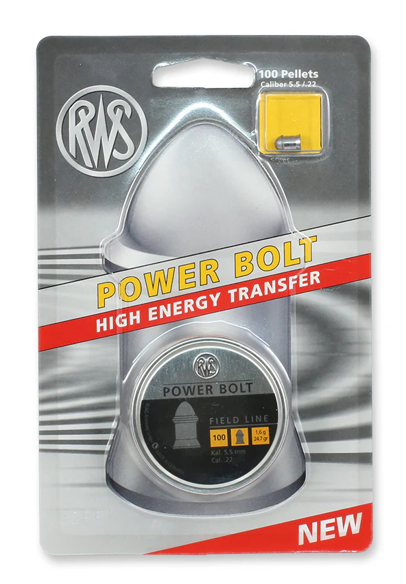 RWS Power Bolt Diabolos 5,5mm für Luftgewehr