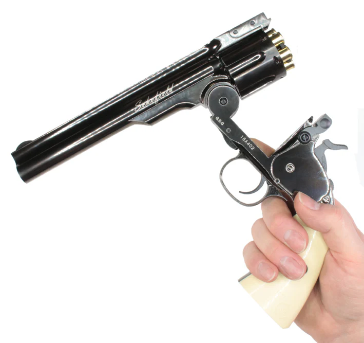 Schofield 6" CO2 Revolver Steel Grey 4,5mm Rundkugel - Image 15